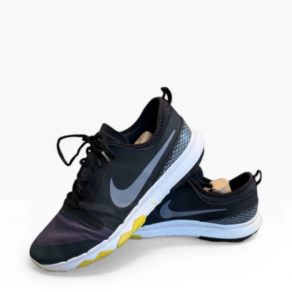 Nike Men's Black and Purple Athletic Golf ⛳️ Shoes